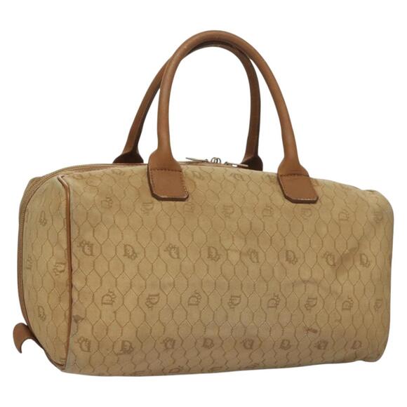 DIOR Honeycomb Canvas Boston Bag Beige - Picture 1 of 12